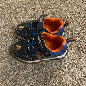 Disney buzz light year and woody toddler shoes